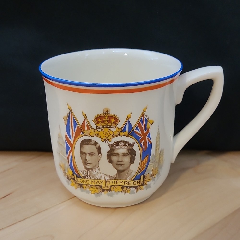 Vintage King George VI & Queen Elizabeth Visit To Canada & USA Commemorative Mug